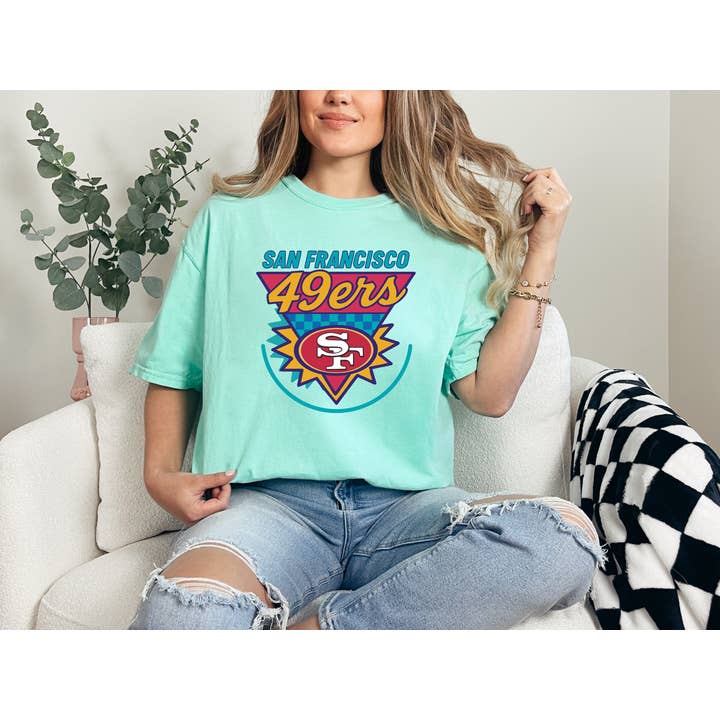 Simply You Customs - Wholesale T-Shirt (Graphic) - Women's - Past Time San Francisco 49ers