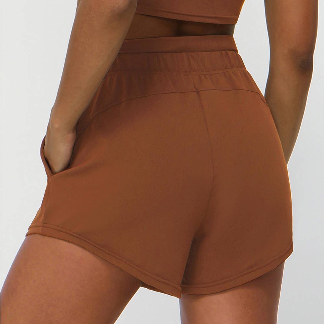 Sodalemon - Wholesale Athletic Shorts - Women's - Sport Fitness Drawstring Side Pocket Athletic Shorts9