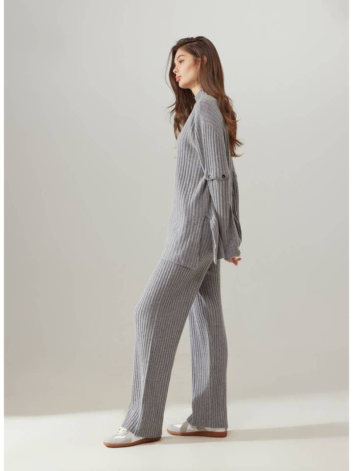 NAP – wholesale Mjukisset – Dam – Avtagbar ärm Cashmere Set