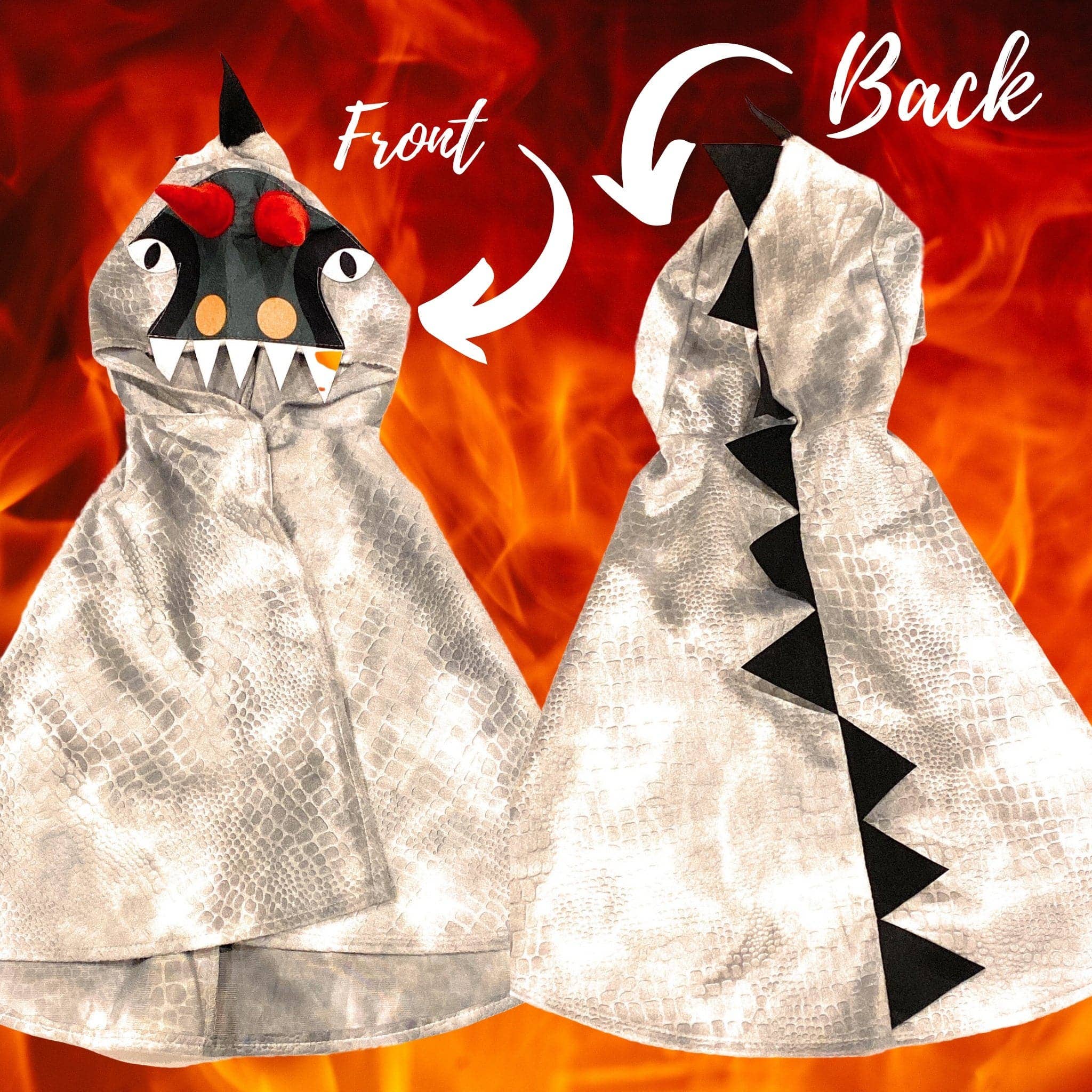 Chicky Chicky Bling Bling - Wholesale Costume - Kids - Dragon Dinosaur Monster Toddler Cape Costume, Kids Dino Cape Costume6