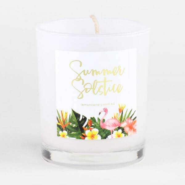 SUMMER SOLSTICE SOY CANDLE for wholesale by Lemon Canary