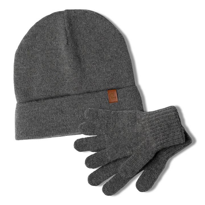 menique - Wholesale Winter Accessory Set - Kids - Kids Knitted Beanie & Gloves 2-Piece Set