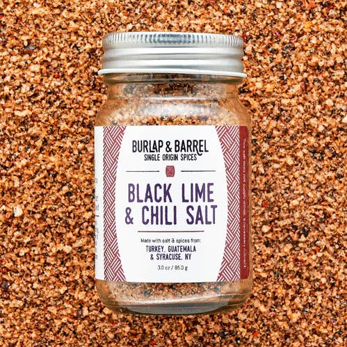 Black Lime & Chili Salt - Single Origin Spice & Seasoning for wholesale by Burlap & Barrel