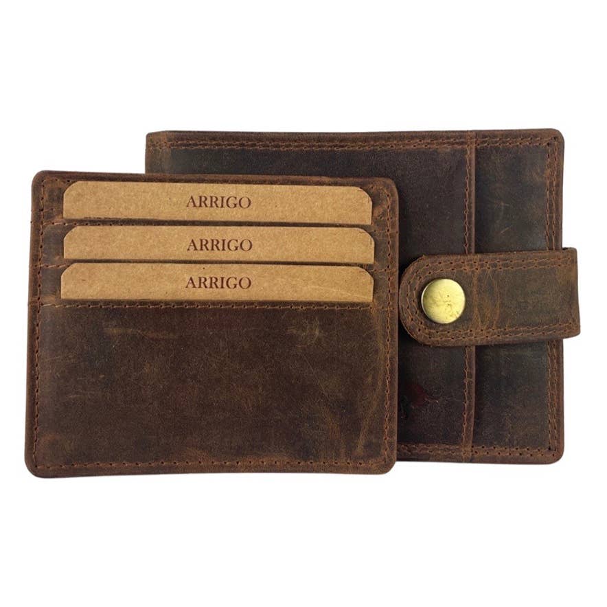 Arrigo - Wholesale Wallet - Men's - Billfold Men Wallet - Buffalo Leather - RFID10