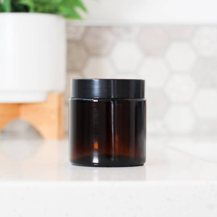 Matrix Aromatherapy - Wholesale Jar - 4oz Amber Glass Jar