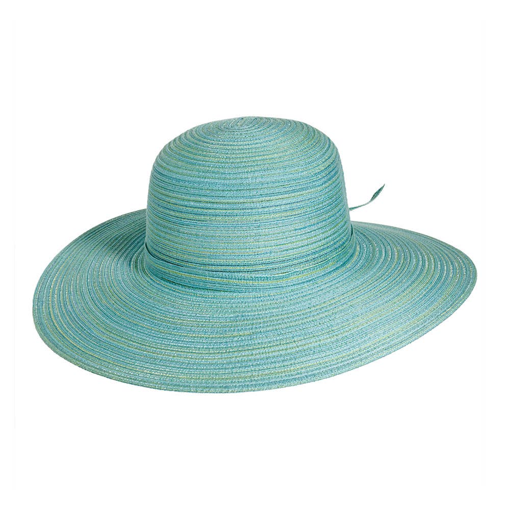 American Hat Makers - Vendita all'ingrosso Cappello di paglia - Donna - Cappello da Sole in Paglia a Tesa Larga - Stile Kaira2