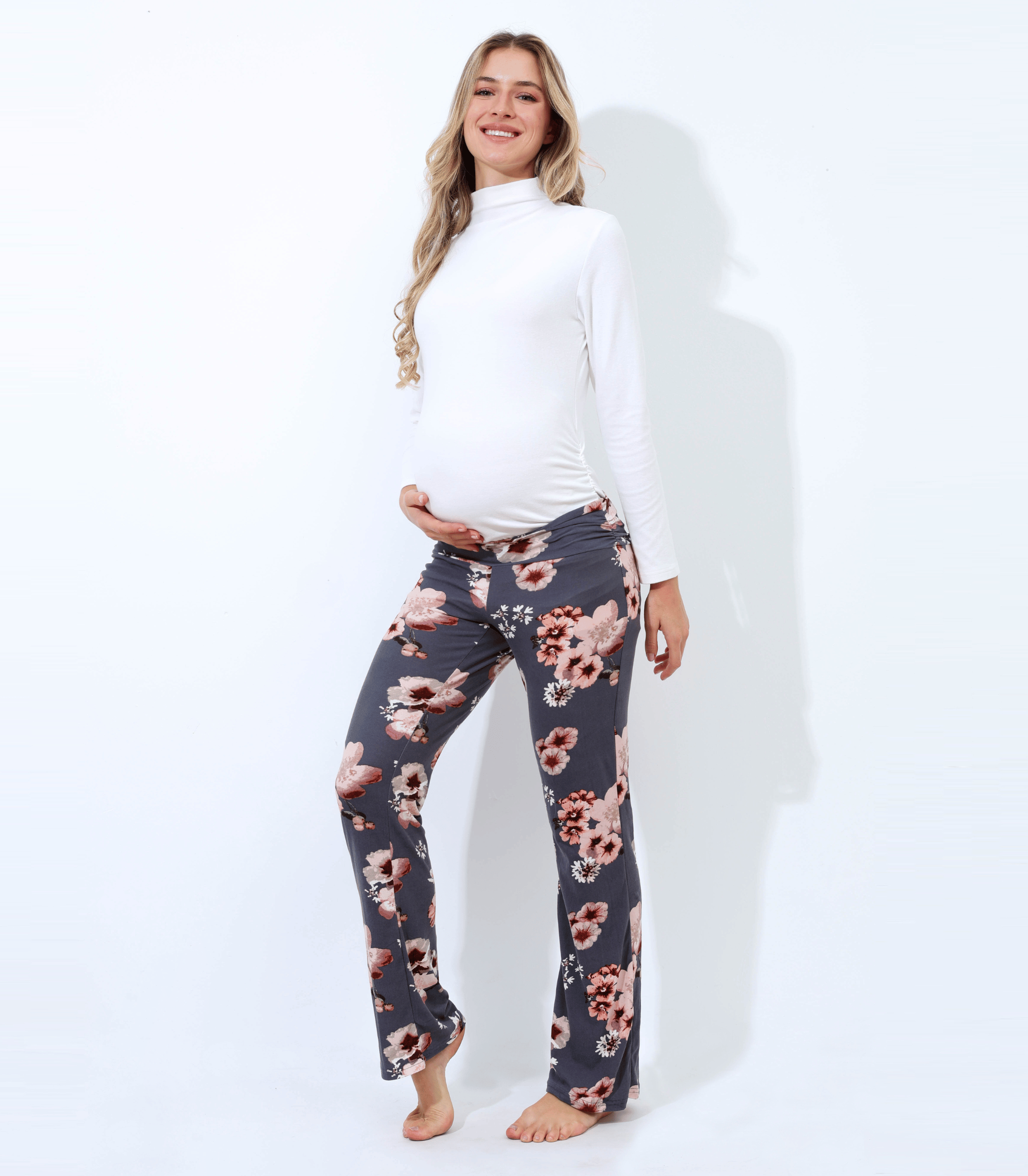 Alina Mae Maternity - Wholesale Pants - Maternity - Maternity Pajama Pants - Below Bump Postpartum Pant8