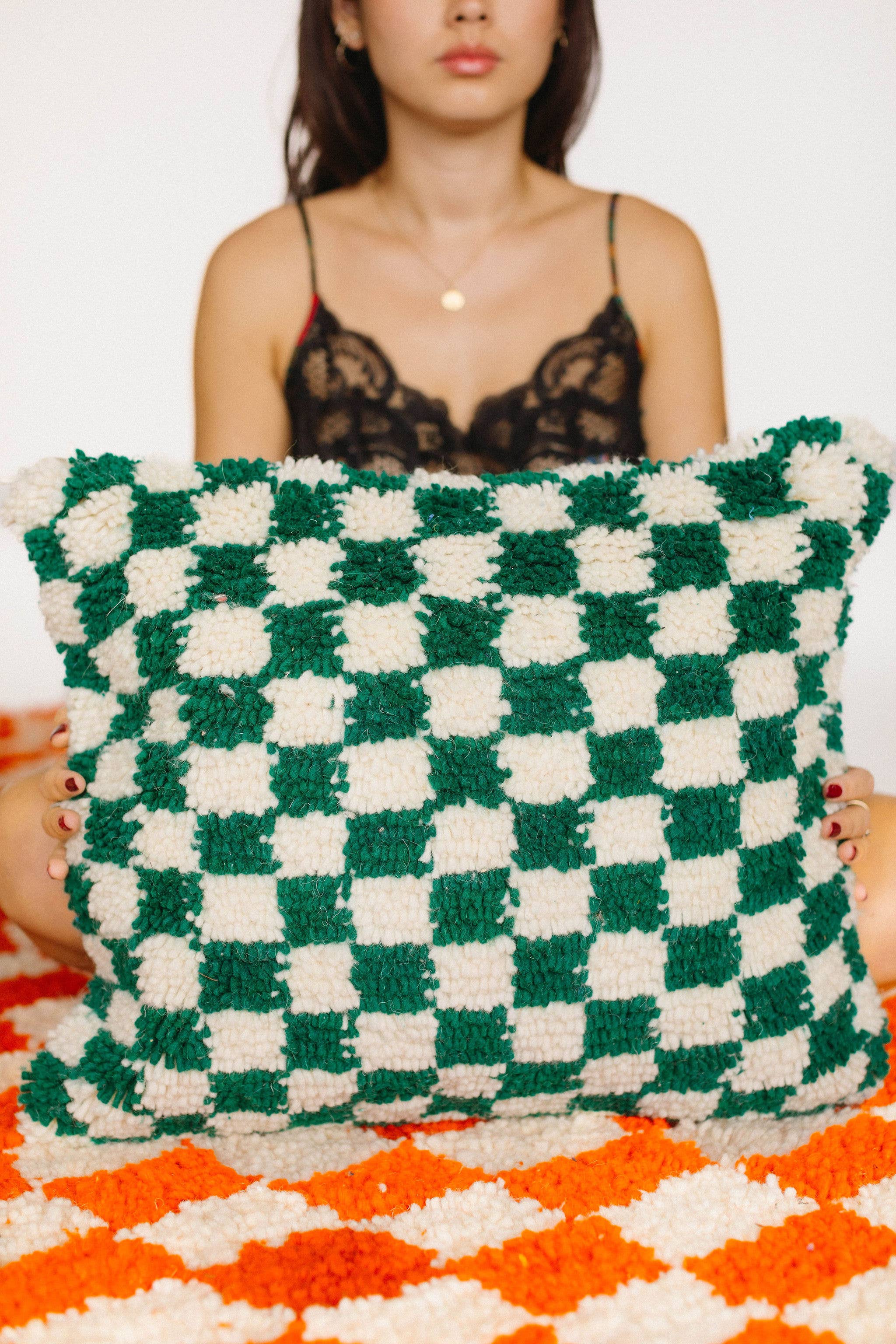 Voyage - Wholesale Throw pillow cover - Checkered Moroccan Pillow Covers28