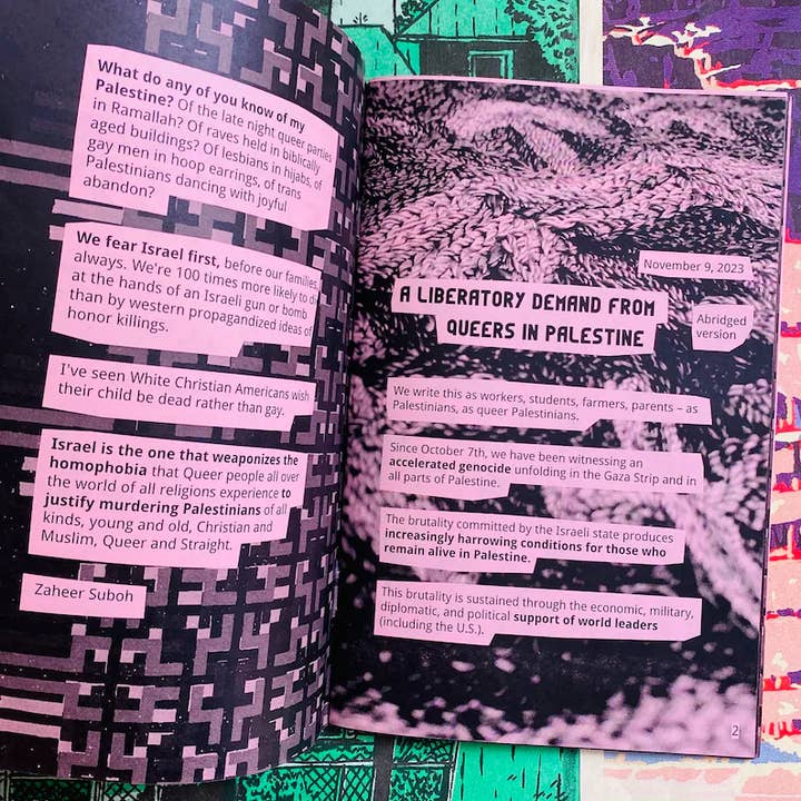 Pleasure Pie - Venta al por mayor Libro - Adultos - Voces queer del fanzine La lucha por la liberación de Palestina