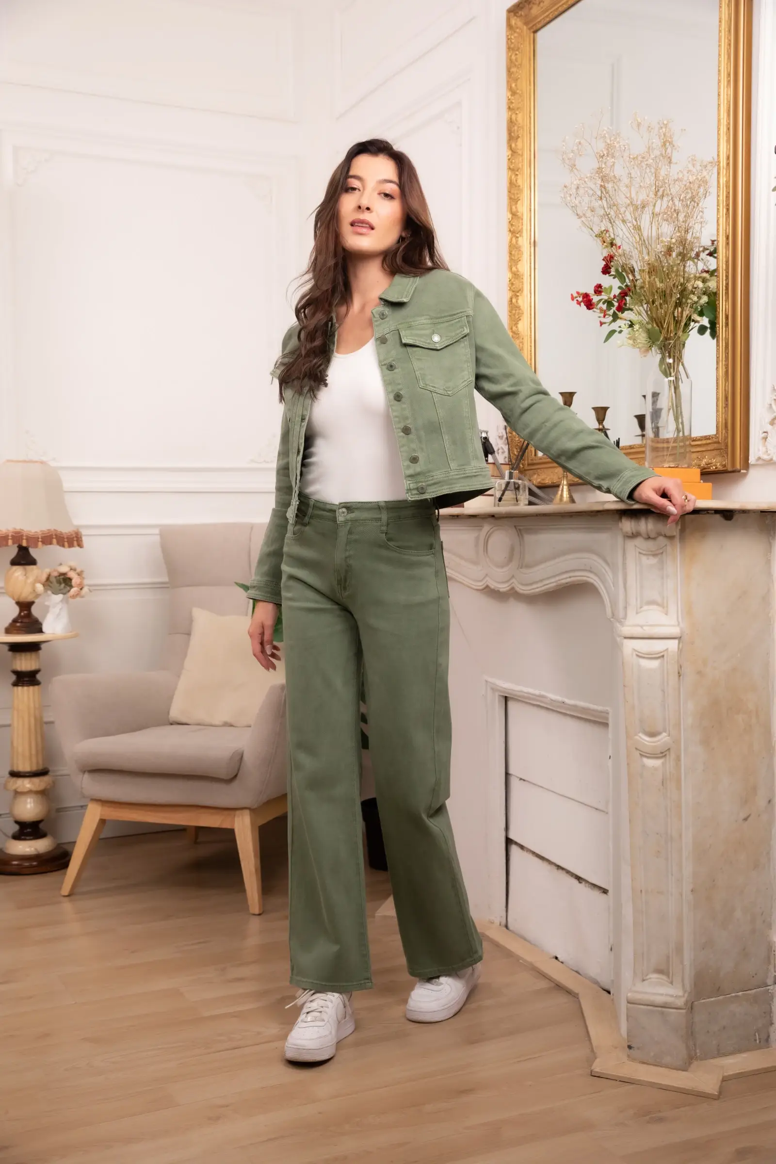 Vivid - Wholesale Jeans - Women's - Basic wide-leg jeans color7