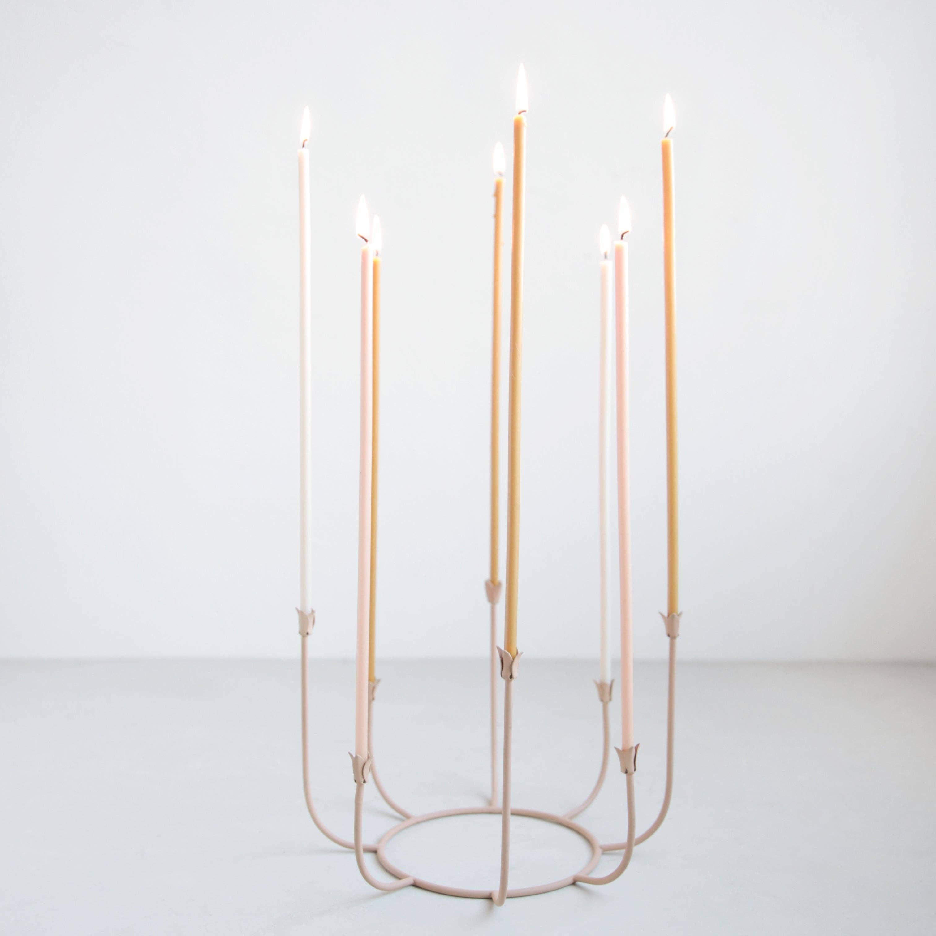 The Floral Society - Vendita all'ingrosso Portacandele - Candelabro a Stelo Lungo Beacon, 3 Colori6