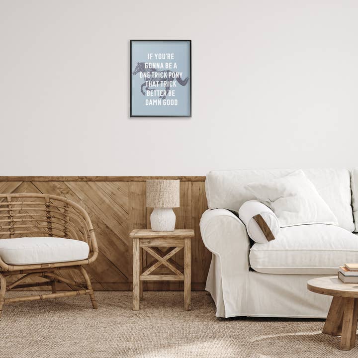 Stupell Industries - Wholesale Wall Decor - Kids & Baby - One Trick Pony Phrase Framed Art3