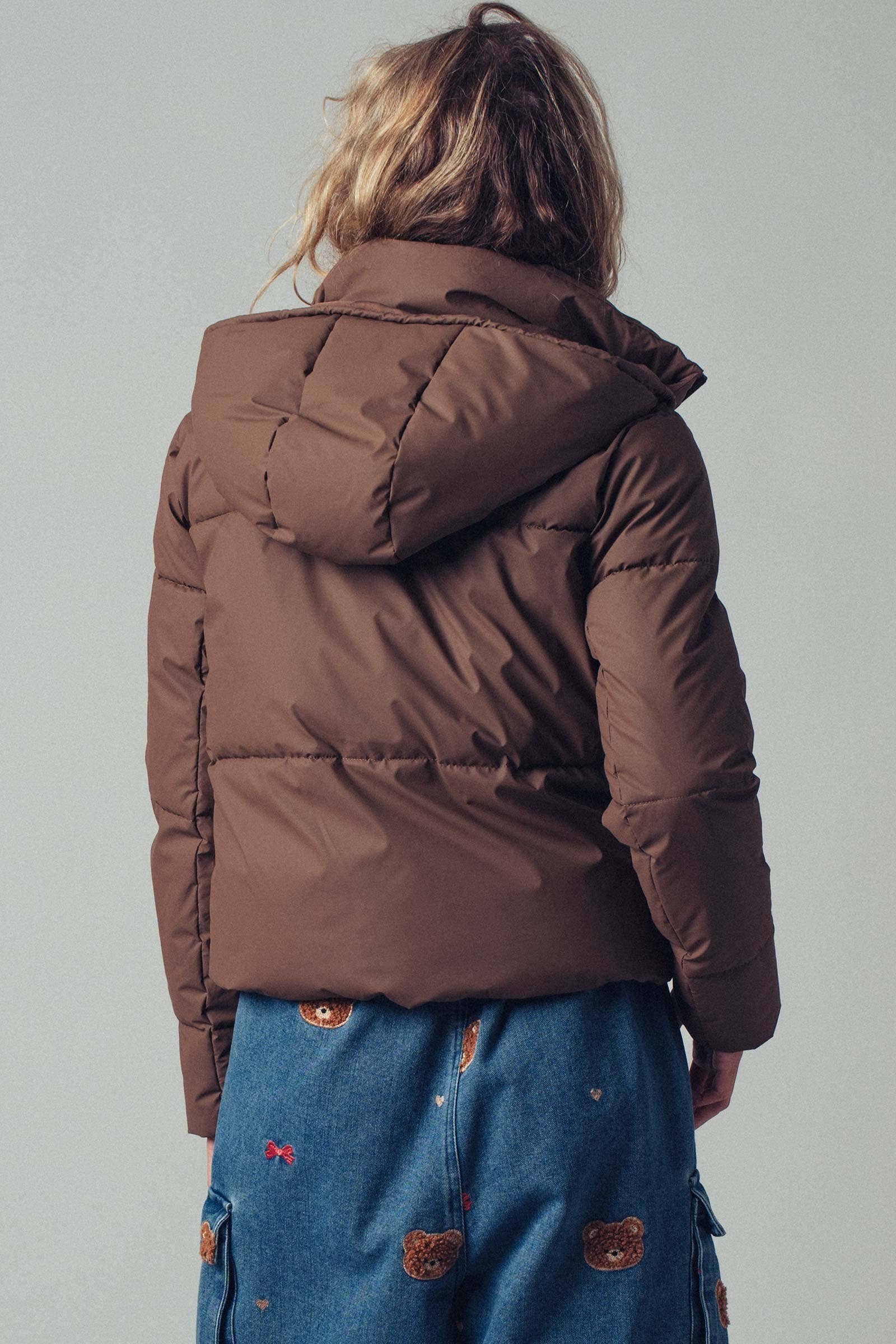 Urban Daizy - Wholesale Puffer Jacket - Women's - Cozy Drawstring Hooded Puffer Jacket19