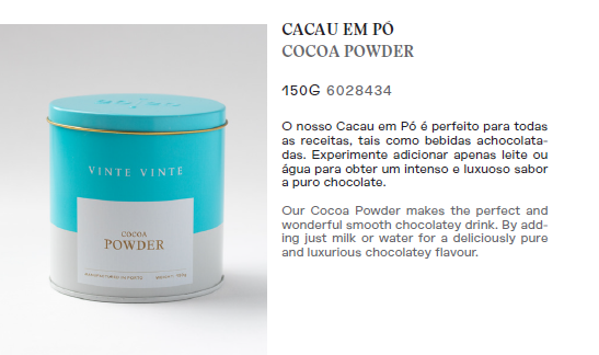 Vinte Vinte Chocolate - Wholesale Hot Cocoa Mix/Kit - TIN COCOA POWDER 150G1