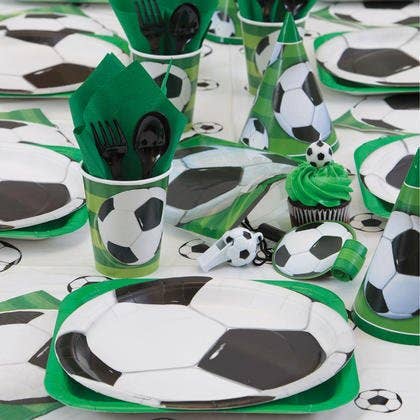 Party Expo, LLC - Wholesale Disposable plate - Soccer 7" Plates2