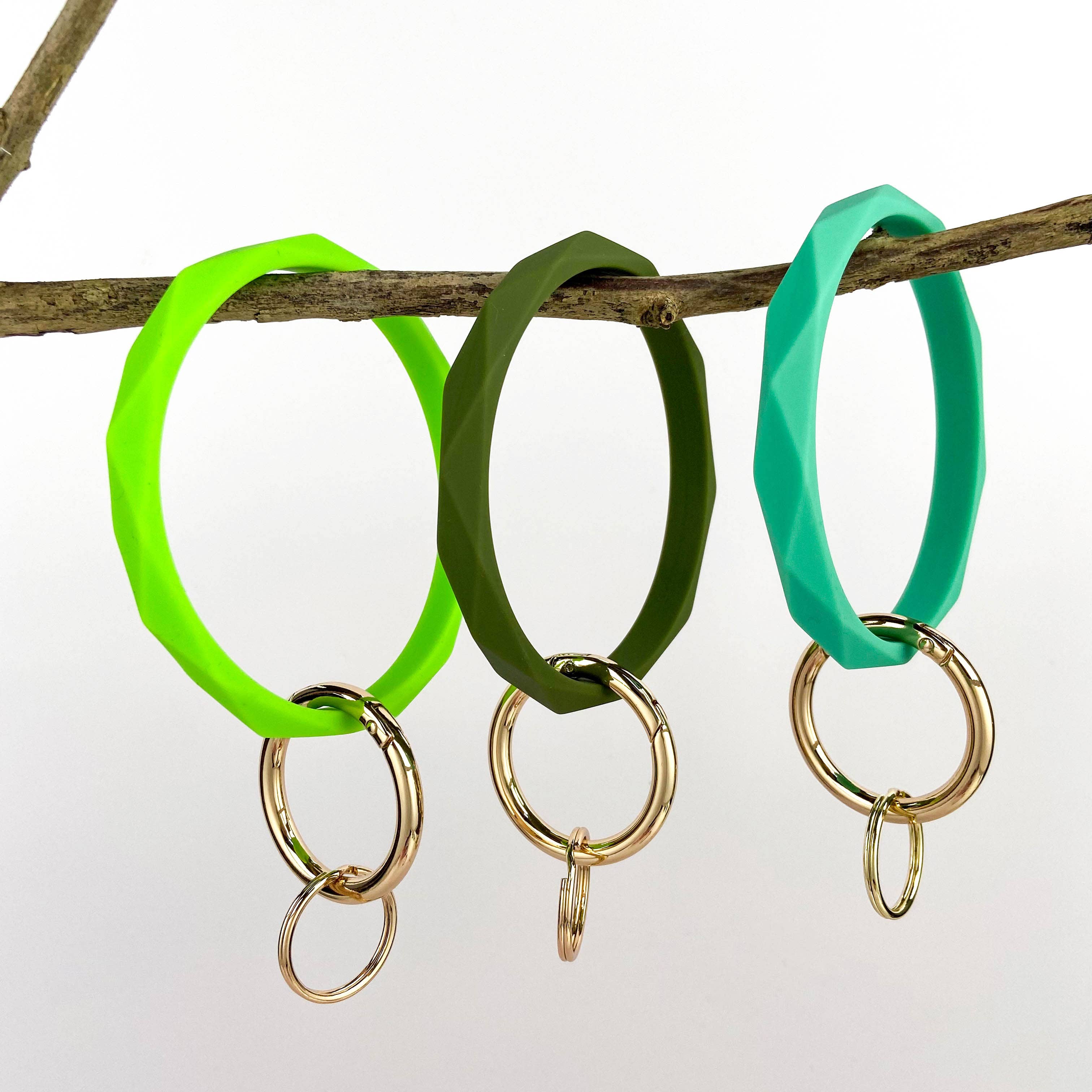 SoapElenGlen - Vente Bracelets porte-clés - Porte-clés en forme de diamant en silicone23