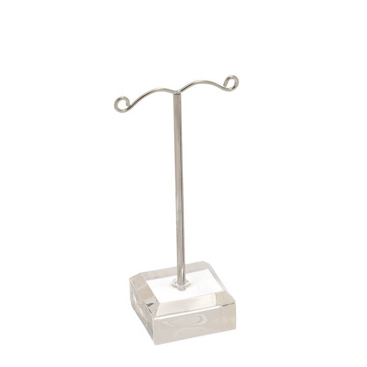 3" Metal & Acrylic Base Earring Holder Jewelry Display for wholesale by Howard's