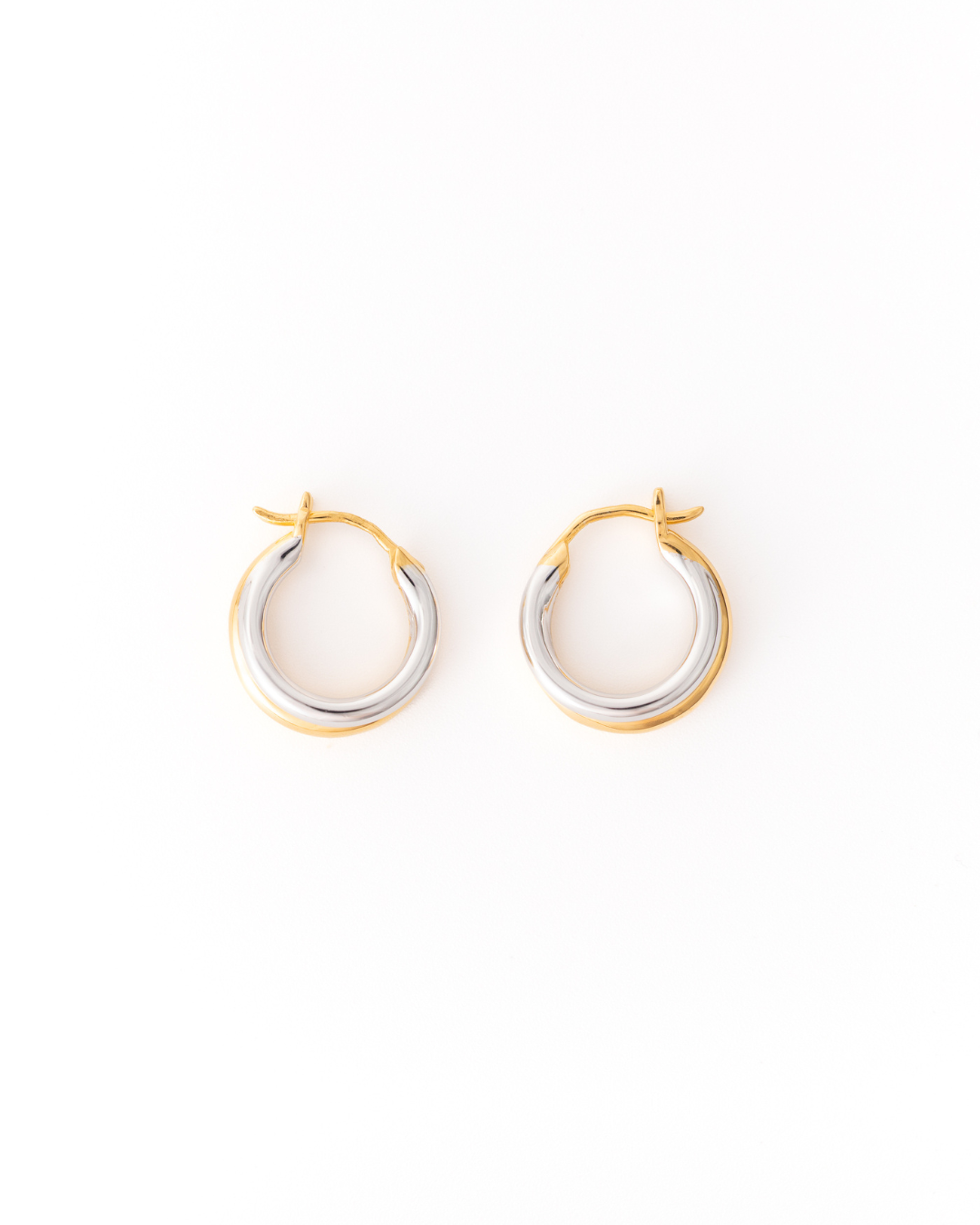 Belinda Jewelz - Wholesale Hoop Earrings - Juna Mixed Metal Hoops0