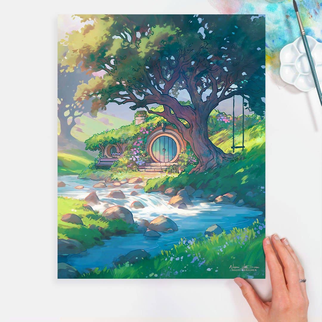 Naomi VanDoren Studio – wholesale Art print – Green Meadows - Art Print2