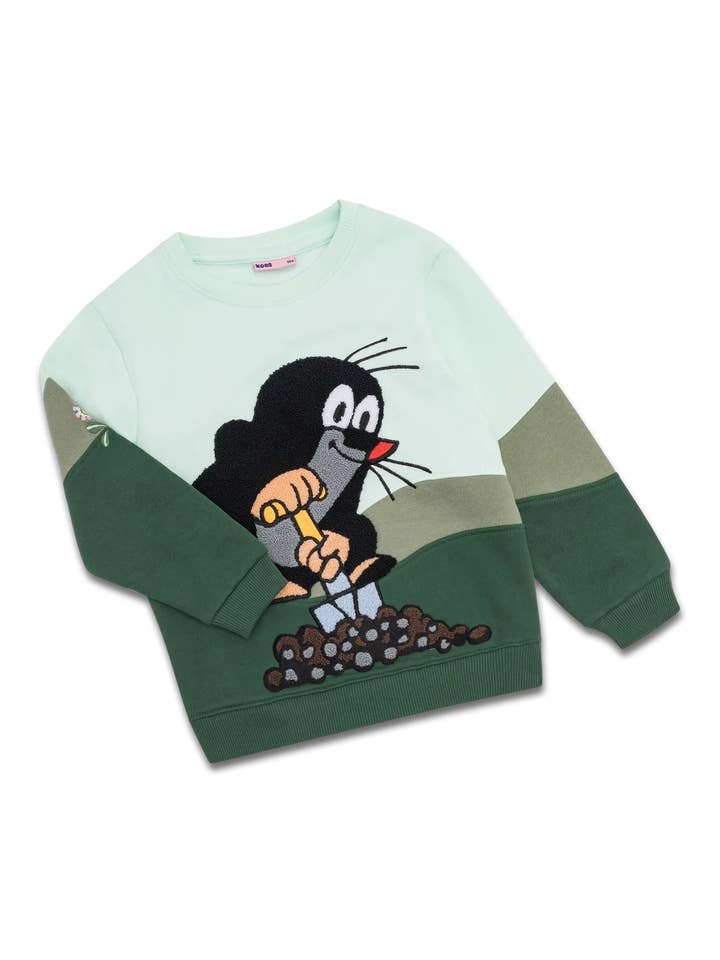 koaa — The little mole “Am Graben” — Sweater green for wholesale by koaa