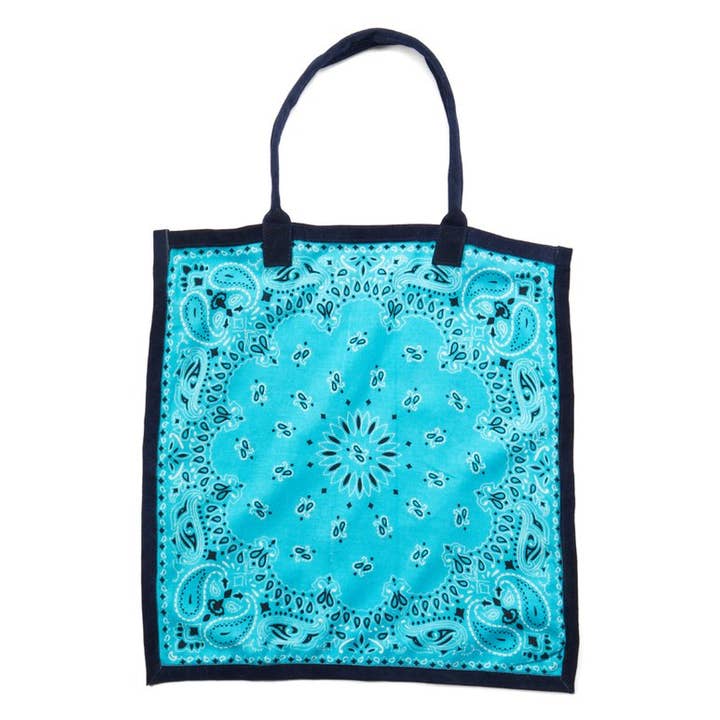 Raj Trading & Imports (USA) Inc. - Wholesale Tote bag – Women's - Bandana Cotton Tote Shoppers Assorted5