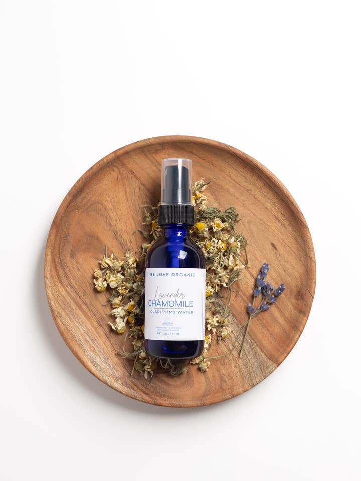 Lavender + Chamomile Clarifying Water for wholesale by BE LOVE ORGANIC SKINCARE