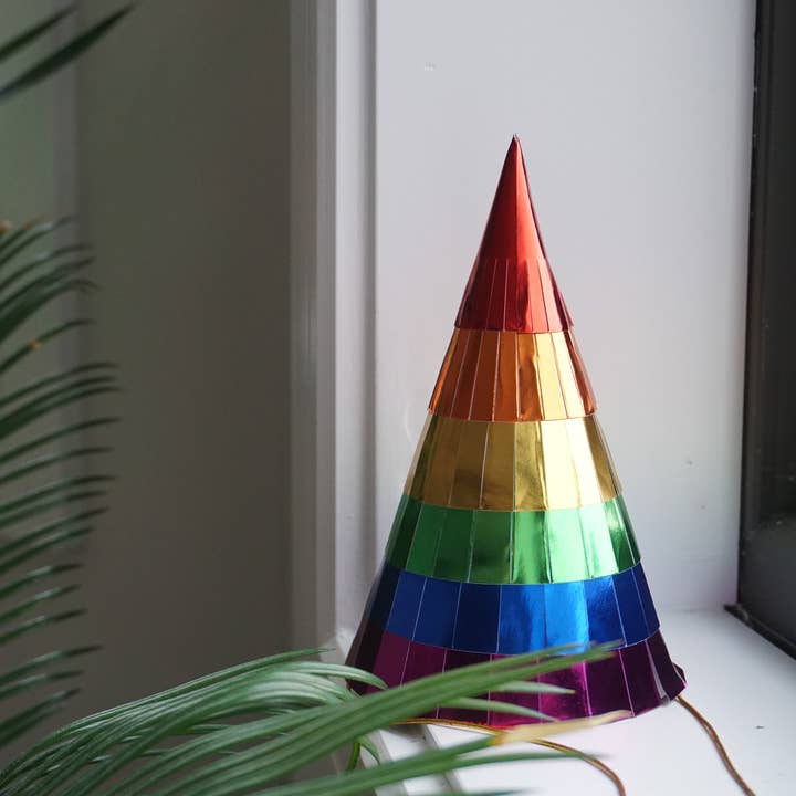 Party Partners - Wholesale Party Hat/Crown - Rainbow Party Hats3