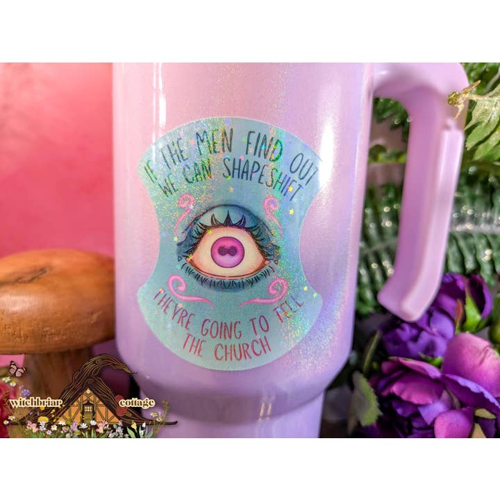 Witchbriar Cottage - Wholesale Sticker - Shapeshift Church Vinyl Sticker for Laptop/Water Bottle2