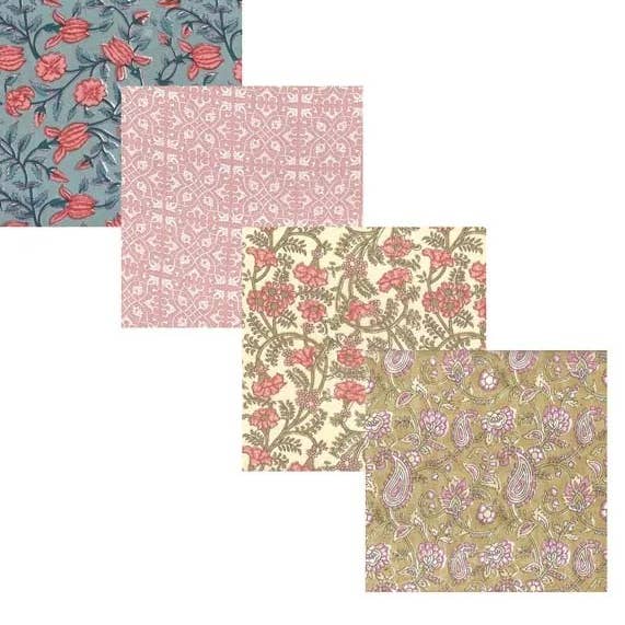 Curiosity - Wholesale Dinner & Cloth Napkin - Handcrafted 100% Cotton Block Print Cloth Napkin – Set of 426