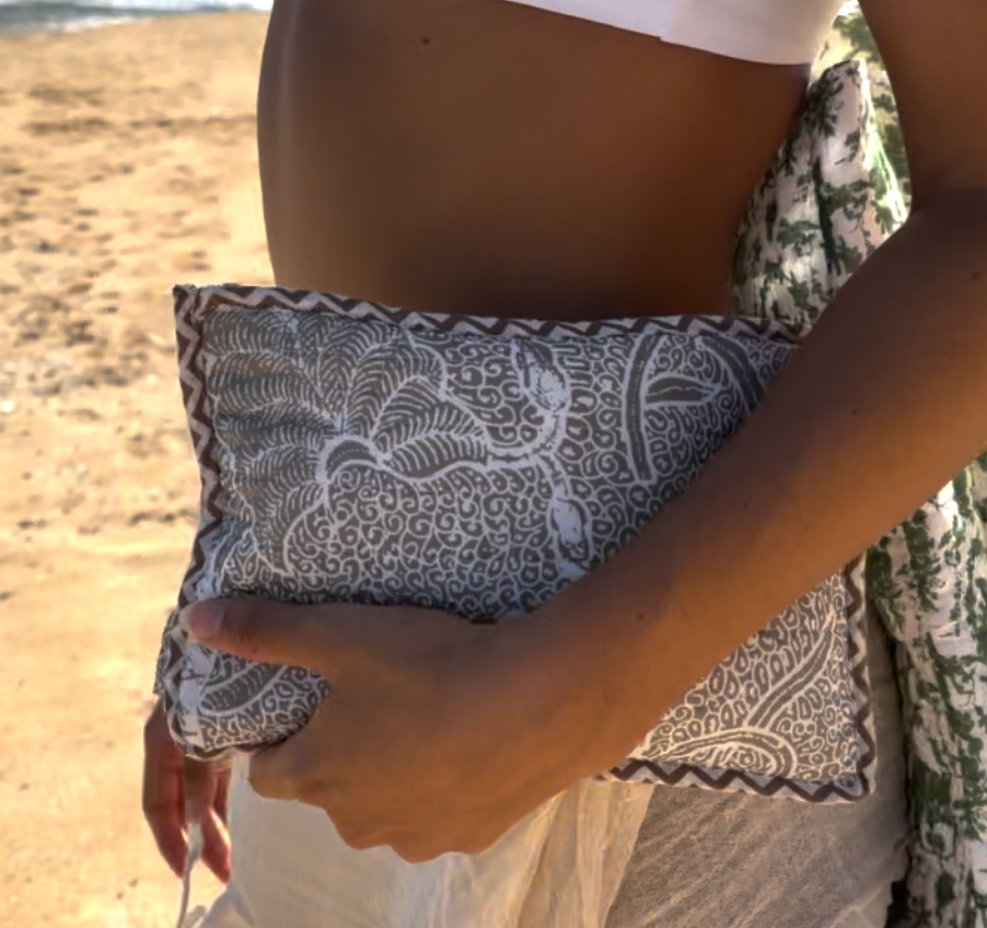 Rainbow collectie Beauty pouch van 100% biologisch katoen - zero waste hergebruikte stof voor groothandel op Faire17