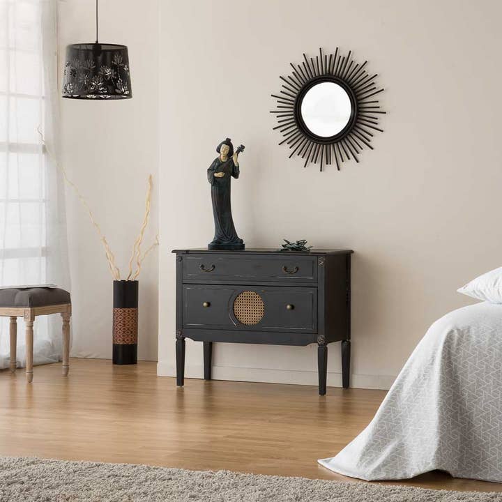 Creaciones Meng - Wholesale Vase - Black and gold vase1