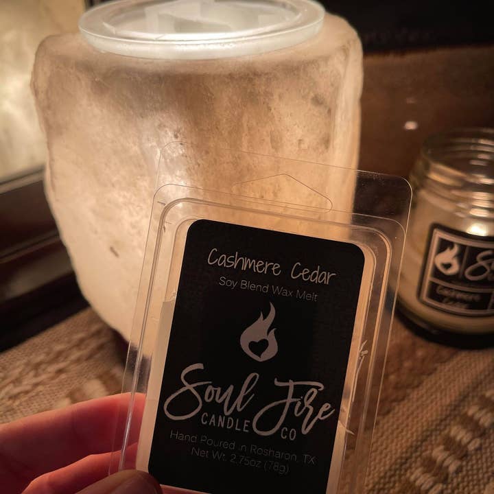 Cashmere Cedar Wax Melt for wholesale by Soul Fire Candle Company