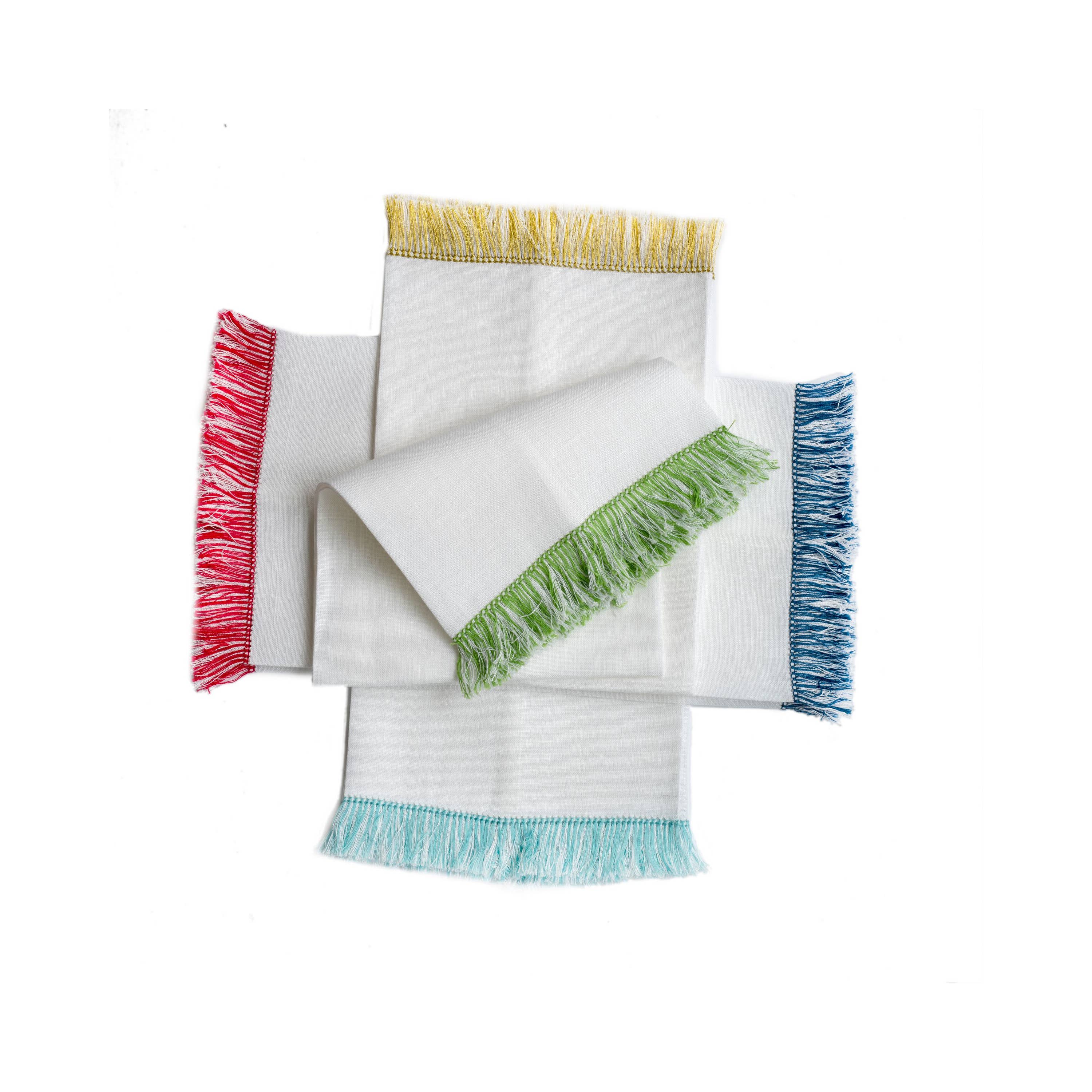 Garden Folly Fine Linens - Wholesale Hand Towel - Fringe Benefits Linen Guest Towel