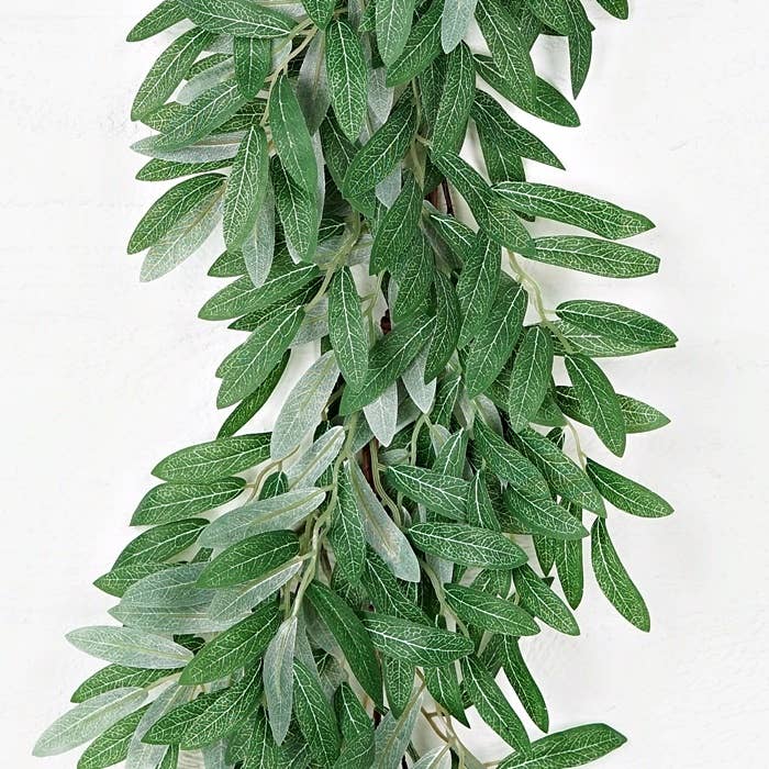 31261- 4ft Garland-Olive Leaves- for wholesale by Impressive Enterprises, Inc.