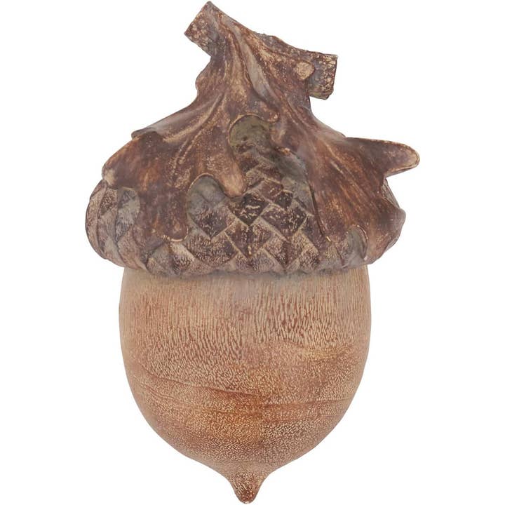 Ornamento de Natal Rústico Natural 5" Bolota por atacado de Fennco Styles