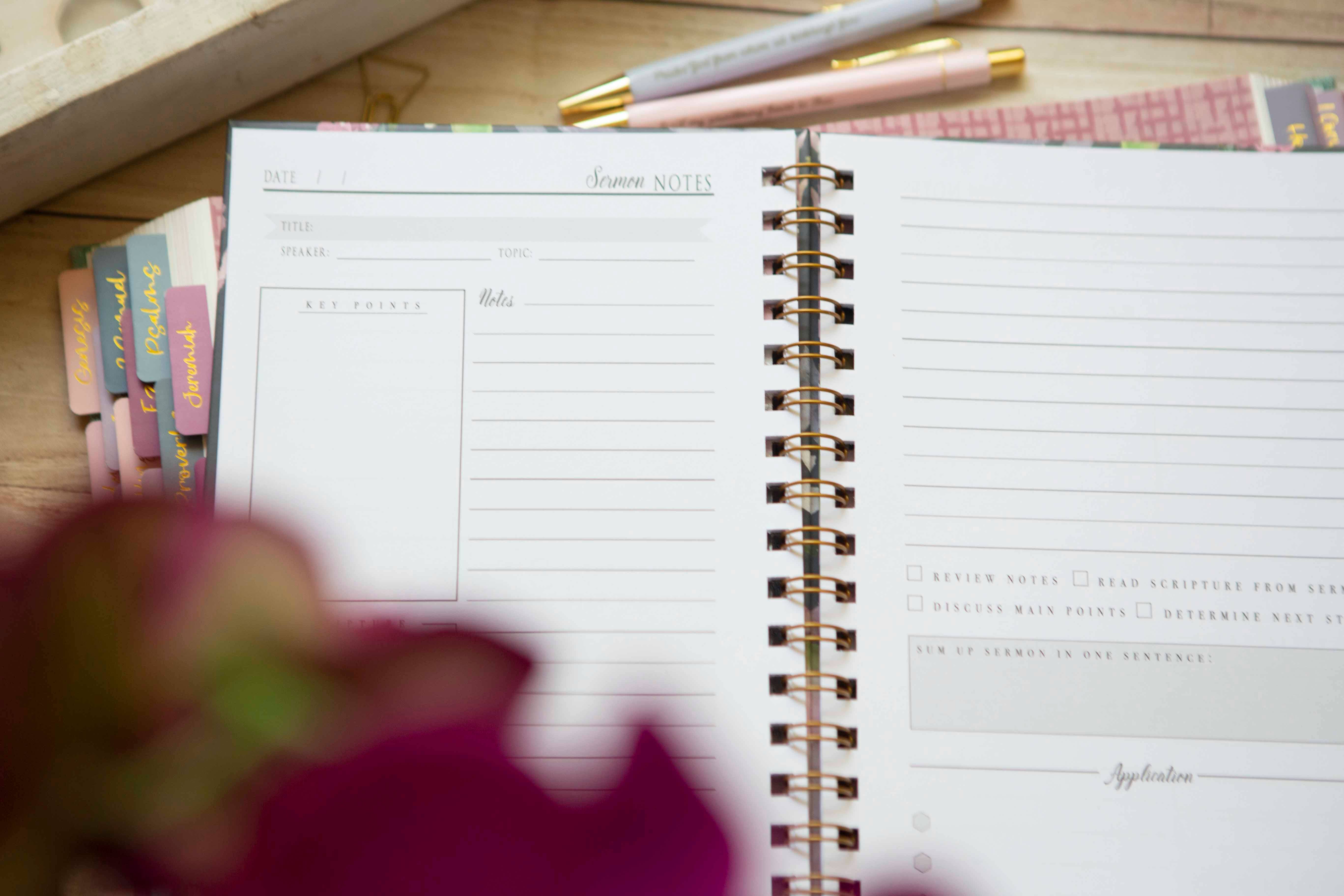 Chosen & Cherished - Wholesale Journal/Diary - Sermon Notes Journal | Sermon Notebook7