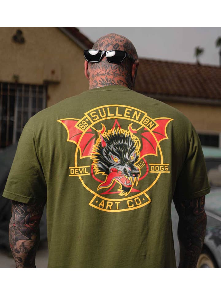 Sullen Clothing - Wholesale Screen Printed T-Shirt - Men's - Devil Dogs Premium