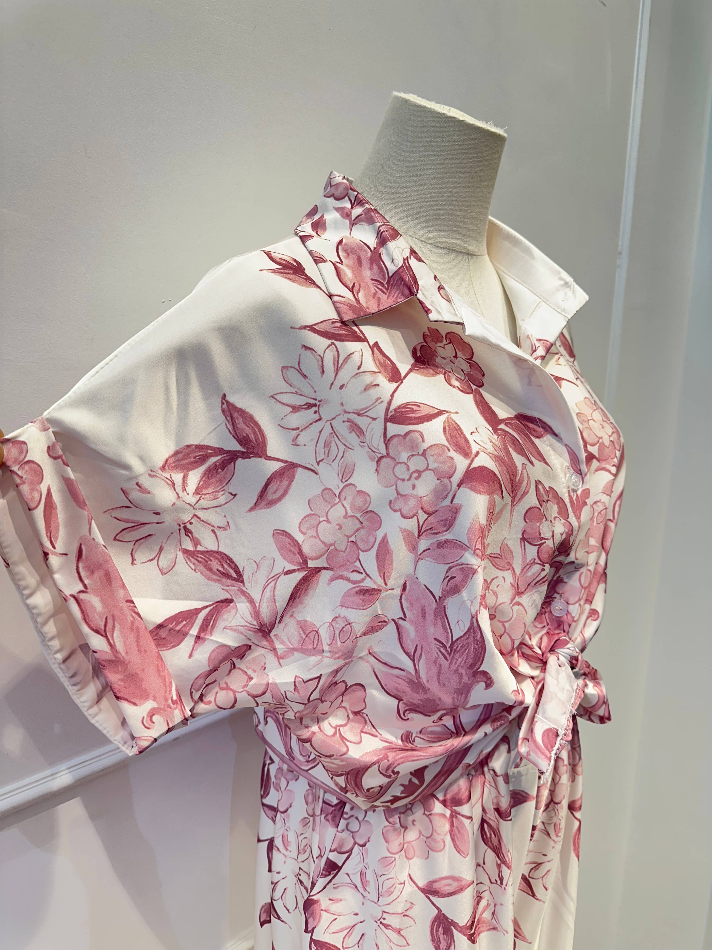 AMARIA - Wholesale Top & Pant Set (NOT Loungewear) - Women's - Women's Floral Print Set – 8873047