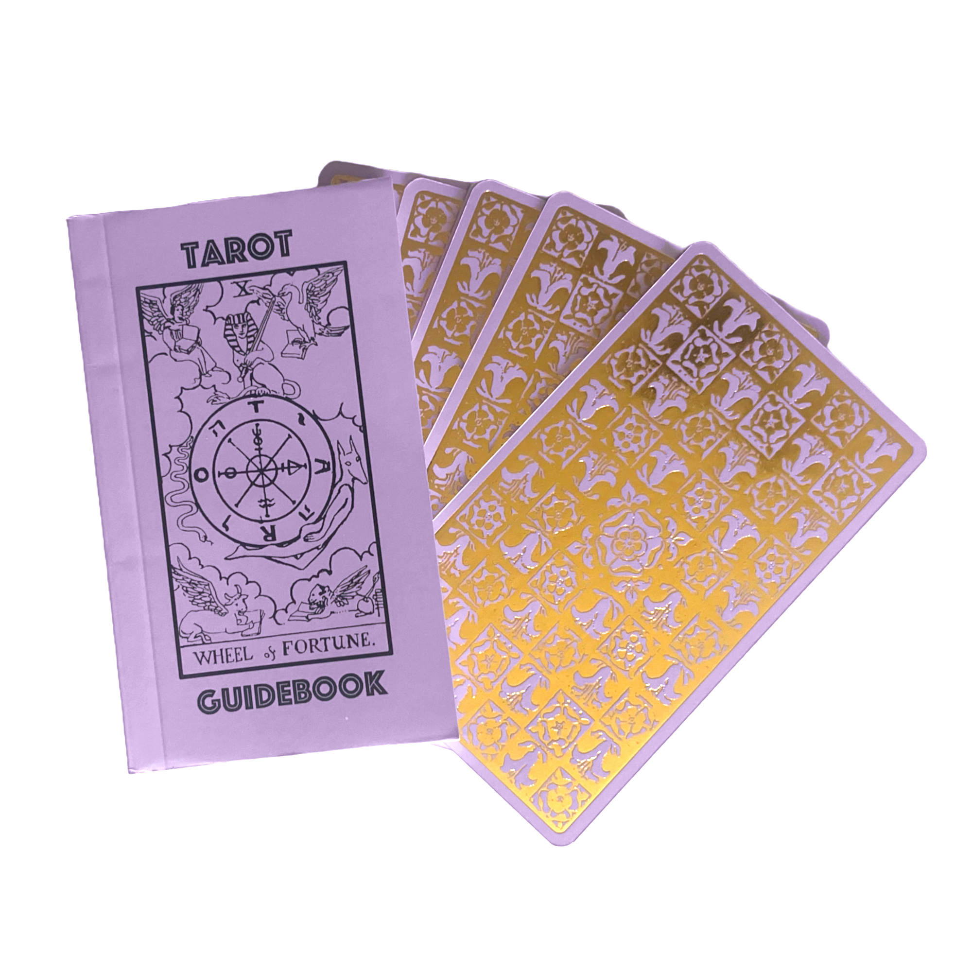 Vieux Monde – Großhandel Tarot-Karten – Lavendel-Tarot mit Goldfolie und Begleiter | Klassisches Tarot-Design3