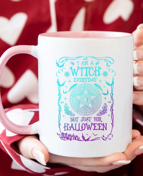 NVC Ecommerce LLC - Wholesale Coffee Mug - I Am A Witch Everyday Not Just For Halloween Mug, Wicca Mug2