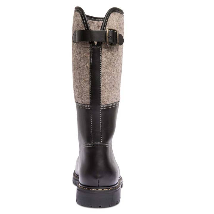 schwarz graumeliert Stiefel Salober für Herren | Schuhwerk Schwangau für den Großhandel auf Faire