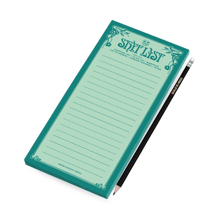 Shit List Notepad for wholesale by Gold St. Press