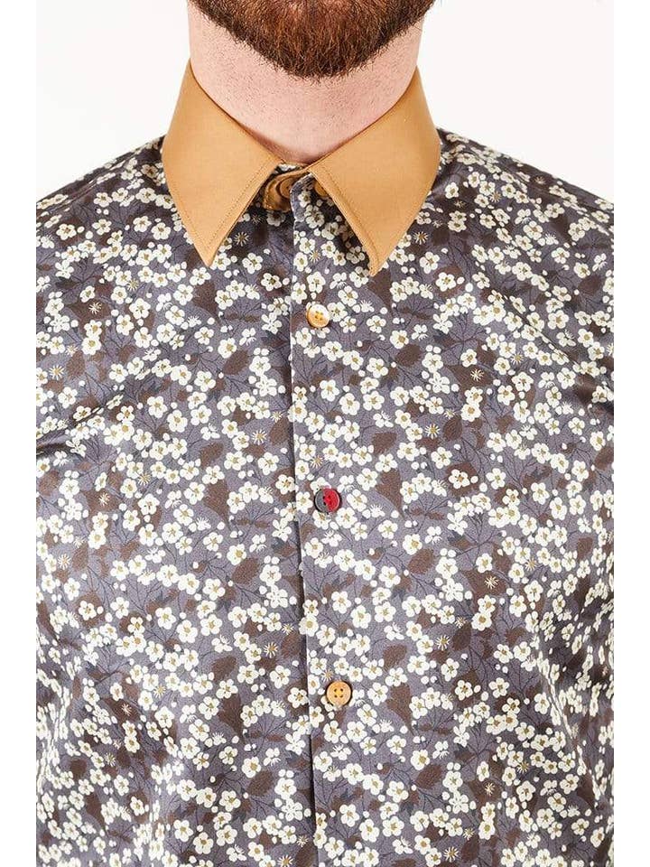 Aayat Menswear – Großhandel Hemd mit Button-down-Kragen – Herren – HERREN HEMDEN MIT FRANZÖSISCHEN MANSCHETTEN, SCHMALE PASSFORM, NANTES