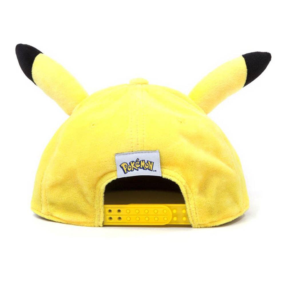 Meroncourt Europe Ltd – wholesale Baseball cap – Unisex – POKEMON Pikachu Plush with Ears Snapback Baseball Cap (SB2763