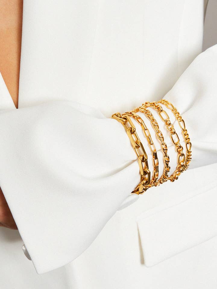 Tatiana Chain Adjustable Bracelet for wholesale by Maudella