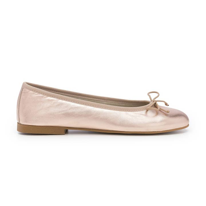 Women's Metallic Magnesium Ballerina for wholesale by Deisidro