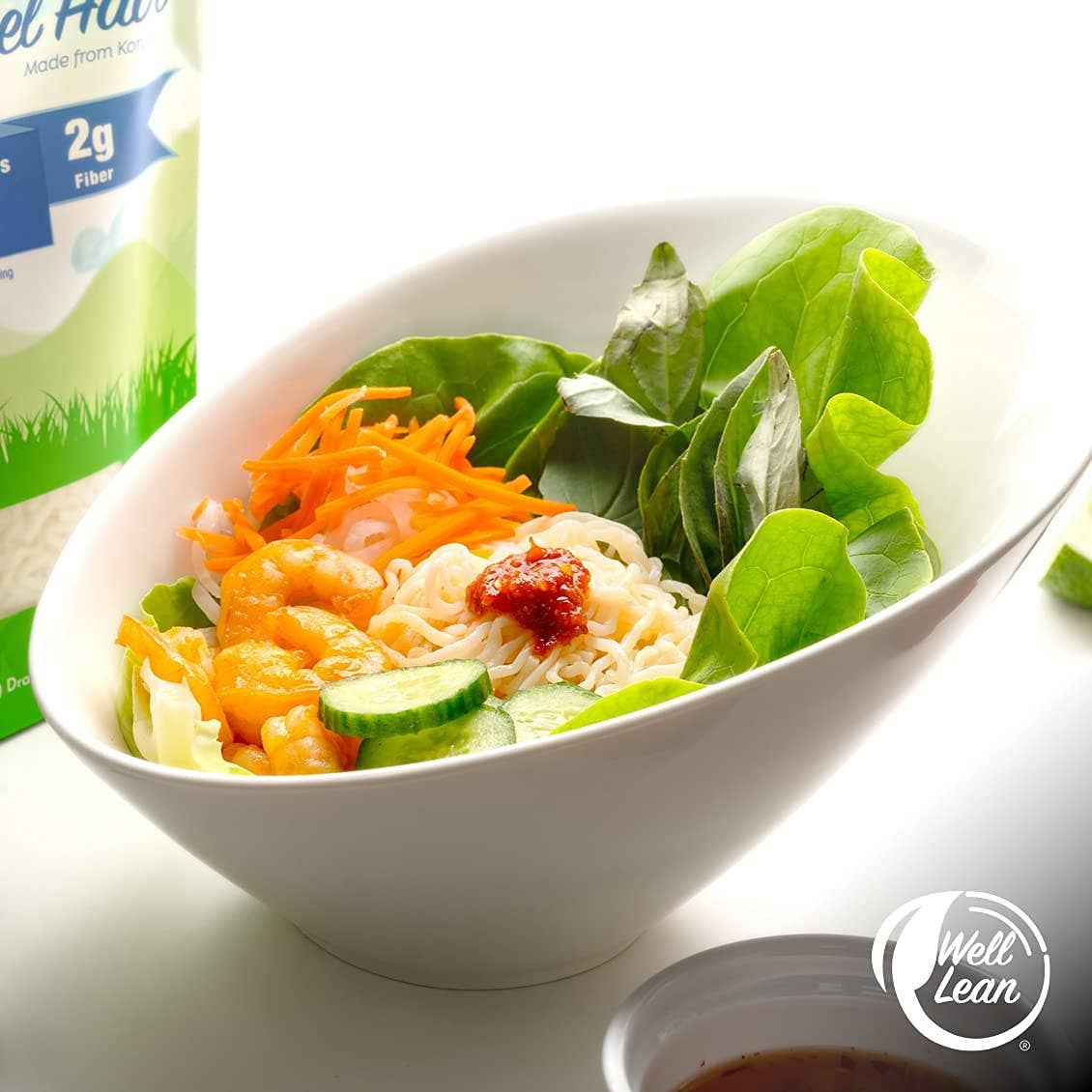 Well Lean LLC - Wholesale Pasta - Well Lean Angel Hair – 6 Pack Organic Low-Carb Konjac Pasta3