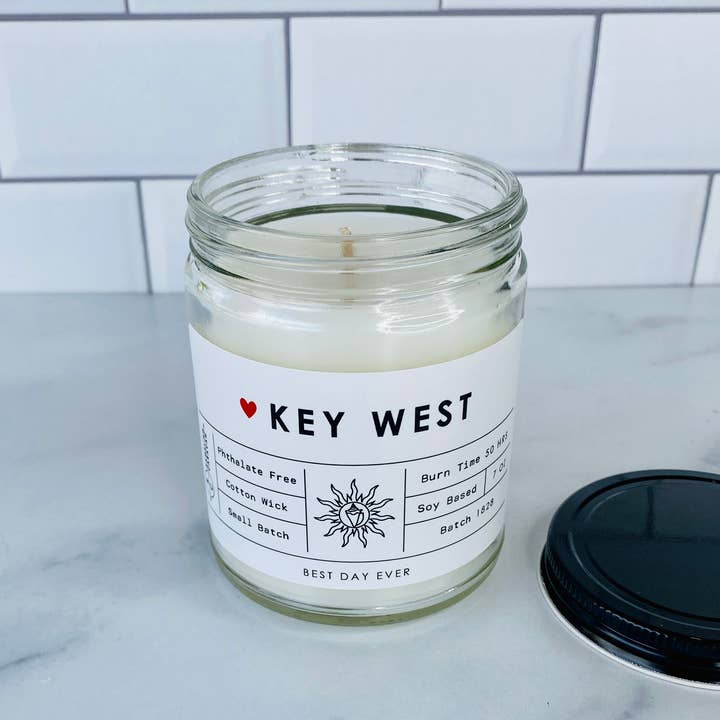 Rambling Caravan - Wholesale Jar/Filled Candle - Key West, FL Candle10