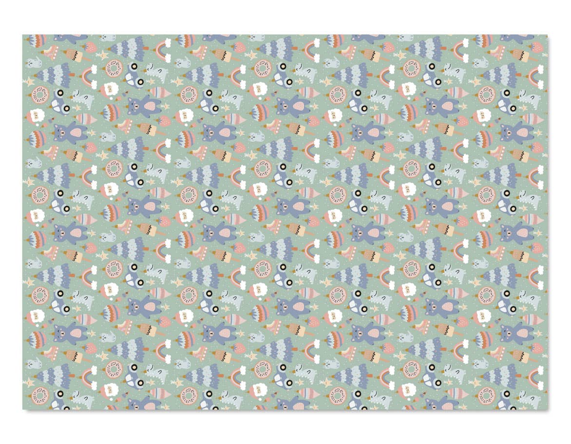 NynkeOntwerpt – Engroshandel Gavepapir – Gavepapir | Christmas Green1