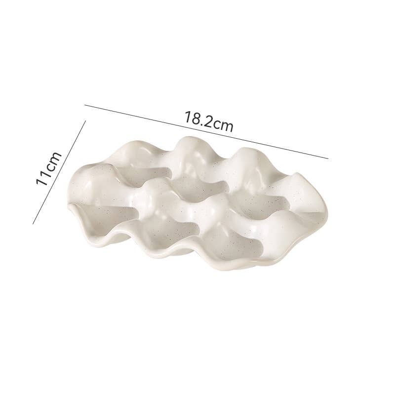 Homerely (We Cover All Import Duties) – Engroshandel Æggebæger/holder – Vintage keramisk æggebakke | Fler-rums sauce & eddike2